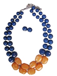Cuentas negras de vidrio, cuentas multicolores, joyería de alto pulido, nuevo diseño, collar, pendientes, pulsera, collares de joyería de moda - Product Image 4