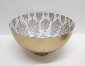 Attractive Design <b>Wooden</b> and Meena Work Kitchenware <b>Bowl</b> Deluxe Quality Round Shape Solid Wood Home & Hotel Dinnerware <b>Bowl</b> - Product Image 5