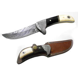 Couteaux de chasse Damas de haute qualité couteau de chasse personnalisé à lame fixe - Product Image 6