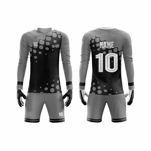 Ensemble de maillot de gardien de but de football personnalisé par sublimation, manches longues, uniforme de football, vêtements d'équipe pour adultes - Product Image 2
