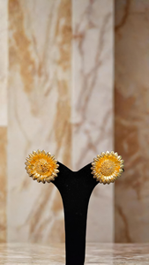 Boucles d'oreilles Super Offers serties de boucles d'oreilles uniques en plaqué or 22CT style Jhumka bijoux pour femmes - Product Image 3