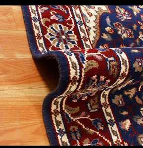 Alfombra de seda de lana suave de alta calidad, bordado azul, diseño moderno anudado a mano, algodón tejido para cocina, oración, uso doméstico - Product Image 2