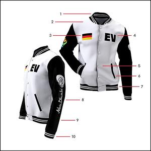 Chaqueta universitaria personalizada 2025 para mujer de High Street, tela de algodón estampada ligera XL de talla grande con forro de lana directo de Pakistán - Product Image 6