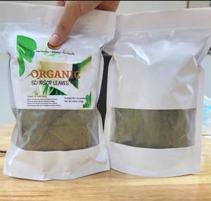 Té de Hojas de Guanábana Secas de Primera Calidad, Té Negro Natural Puro Fermentado Sin Cafeína, Bolsitas/Caja de Té Saludable para Remojar con Agua Caliente - Product Image 1