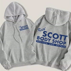 เสื้อฮู้ดกราฟิกแนววินเทจมีหมวกแฟชั่นแนวสตรีทอบอุ่นสไตล์ย้อนยุคสำหรับสวมใส่ในชีวิตประจำวัน - Product Image 2