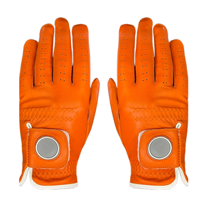 Gants de golf brodés sur mesure hommes femmes cuir Cabretta de qualité supérieure poignée antidérapante légère OEM ODM vente en gros fabricant - Product Image 1
