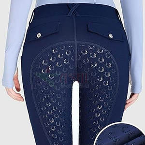 Leggings de Equitación para Mujer, de Spandex/Poliéster, con Agarre, Pantalones de Equitación, Asiento Completo, Impermeables y Resistentes al Viento - Product Image 3