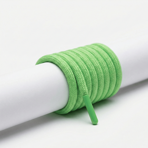 Custom Logo Eco-Friendly 100% Cotton 8-Strand <b>Braided</b> Modern Round Drawcord for Bags Shoes Garments | Waxed Finish Custom - Product Image 1