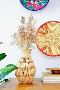 Macetas grandes de ratán hechas a mano de bambú de Metal más vendidas, macetas para interiores y exteriores, macetas altas para jardín, cesta de ratán - Product Image 4