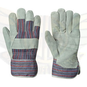 Guantes de seguridad de cuero de alta calidad para hombres y mujeres Productos de Seguridad Premium de Green Swift Industries - Product Image 1
