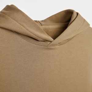 Sweats à capuche pour hommes solide couvre-chef à capuche femmes Couple décontracté Hip Hop Streetwear à capuche couleur marron clair à capuche - Product Image 3