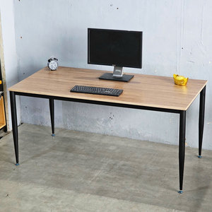 HBCN012 160x80cm Plywood <b>Desk</b> Melamine Coating Cone II Legs Luxury Minimalist L-Shaped Durable Office Furniture for Bedroom - Product Image 2