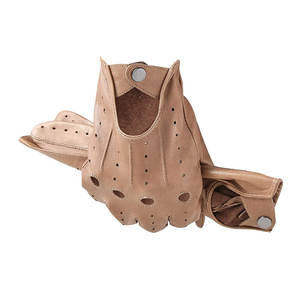 Guantes de Cuero Duraderos para Conducir en Invierno - Ligeros, Antideslizantes, con Correa Ajustable para la Muñeca, en Stock - Product Image 1