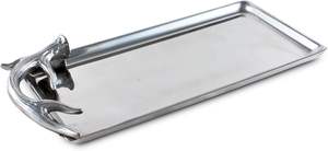 Plateau de service en métal pour la maison, l'hôtel et la restauration, en aluminium, prix de gros, fourni depuis l'Inde. - Product Image 5