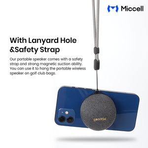 Miccell BT - Mini Altavoz Portátil Magnético <span class=keywords><strong>de</strong></span> Plástico Resistente al Agua, Verdaderamente Inalámbrico, con Sonido <span class=keywords><strong>de</strong></span> Alta Calidad <span class=keywords><strong>de</strong></span> 5.4, Salida <span class=keywords><strong>de</strong></span> 5-10 W - Product Image 4