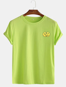 T-shirt éponge 100% coton de luxe pour hommes, surdimensionné avec impression numérique de haute qualité, vente en gros de vêtements en polyester/coton - Product Image 4