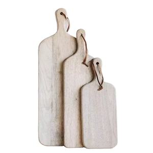 Planche à découper en bois d'acacia naturel, blocs à découper gravés à la main de taille personnalisée, Style moderne, décoration parfaite de la maison, planche à fromage - Product Image 1