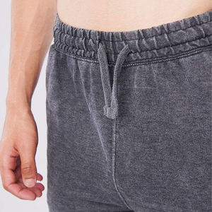 OEM/ODM más vendidos 100% algodón francés Terry de longitud larga lavado con ácido pantalones cortos Streetwear pantalones cortos ligeros para hombres - Product Image 2