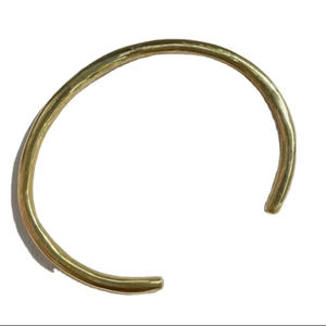 Brazalete de latón con piedra preciosa natural Cristal Curación Punta de flecha Diseño Piedra semipreciosa Artesanía 15mm Ancho de banda para bodas - Product Image 1