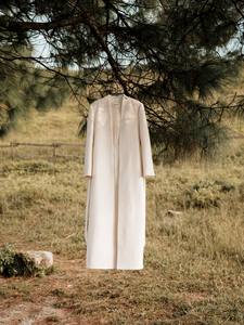 เสื้อโค้ทผ้าวูลผ้าทวีดสำหรับผู้หญิงเสื้อโค้ทยาวผ้าทอมือดีไซน์หรูเสื้อโค้ทกันหนาว - Product Image 3