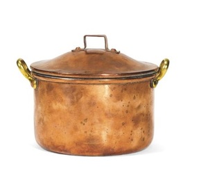 Marmite de cuisine en cuivre pur de haute qualité, vente de marmite de cuisine pour la maison, utilisation d'hôtel dans un Style Vintage au prix de gros - Product Image 1