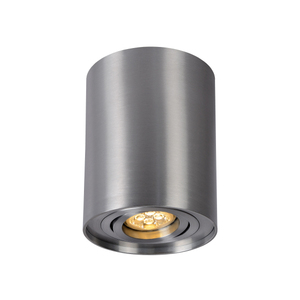 Plafoniera rotonda Chloe in nichel, GU10 96x125mm. (Spectrum SLIP004001) - Product Image 1
