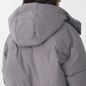 Chaqueta de Invierno Acolchada para Mujer, Diseño Nuevo, OEM, con Capucha, Cierre Completo, Impermeable, de Lona Estampada, Transpirable - Product Image 6