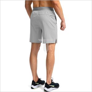 Nouvelle Arrivée Shorts Athlétiques Homme Entrejambe 7 Pouces Séchage Rapide Légers 100% Coton Style Urbain Uni Anti-Plis Service OEM - Product Image 3