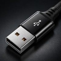 Câble de charge rapide XXD 100W style Mecha 4-en-1 en alliage de zinc PD 3.0, câble de données tressé USB-C vers Type-C Lightning Micro pour iPhone