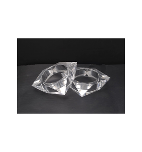 ดีไซน์ใหม่ดูหรูหราอะคริลิคผู้หญิงผู้หญิงกําไลข้อมือ 2 ชิ้น ดีไซน์ที่ยอดเยี่ยมและทําด้วยมือเงาขัดเงา - Product Image 1