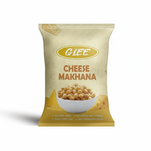 Glee Cheese Makhana, Nueces de Petaquitos Horneadas, Saladas, Envasadas en Nitrógeno, Snack Saludable de 50g, Listo para Comer - Product Image 1