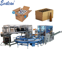 Machine d'emballage de cartons, emballageuse de cartons pour bouteilles d'eau, ligne de machines d'emballage de boîtes en carton