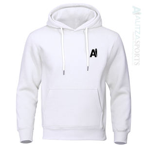 Sweat à capuche athlétique confortable avec broderie de logo de marque unique teint en plaine pour les entraînements d'hiver en vente pendant le dédouanement - Product Image 2