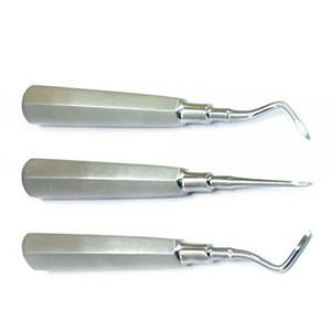 Kit de 10 Elevadores Dentales Reutilizables de Acero Inoxidable de Grado Alemán, Instrumentos de Ortodoncia para Extracción de Dientes - Product Image 5