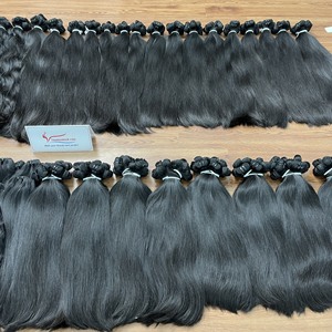 Extensions de cheveux vierges vietnamiens de qualité supérieure, lisses naturelles, trame complète, cuticules alignées, cheveux doux - Product Image 5