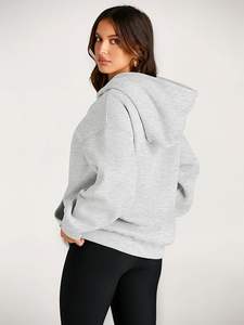 Trendy Queen Women s Sudaderas con capucha de gran tamaño Sudaderas de lana Suéteres de manga larga Pullover Trajes de otoño - Product Image 3