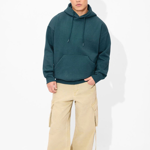 Sudadera con Capucha Extra Grande para Hombre de Invierno, Calidad Increíble, Color Sólido Básico, 100% Algodón Felpa, Entrega Rápida, OEM - Product Image 4