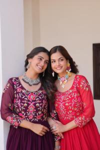 2024ฤดูร้อนแฟชั่นใหม่สาวๆ georgette ดาวบริสุทธิ์3มม. งานถักทอลำลอง/ปาร์ตี้ยาวถึงพื้นแบบทางการ - Product Image 5