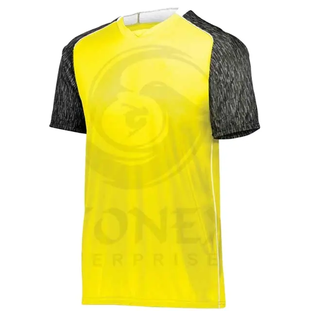 Custom Sublimatie Sport Voetbal Uniform Top Best Verkopende 100% Polyester Stof Gemaakt Van Hoge Kwaliteit Voetbal Jersey Voor Mannen En Vrouwen