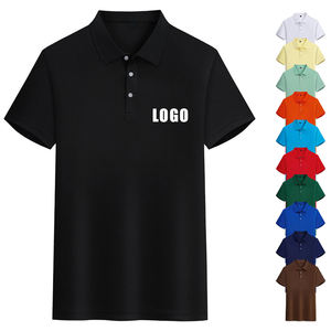 เสื้อโปโลลายทางสำหรับผู้ชายเสื้อโปโลสีพื้นระบายอากาศ - Product Image 1