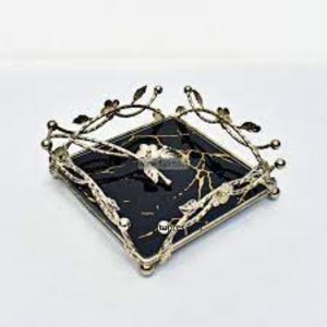 Ensemble de 5 porte-papier de soie disponible avec logo et design personnalisés brillants et polis de couleur argentée au prix de gros - Product Image 6