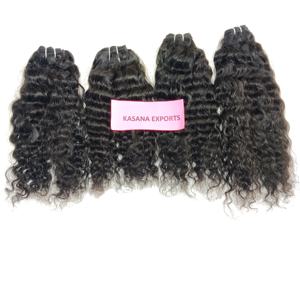 ผมต่อแบบเวฟและลอนธรรมชาติ 100% สีดำธรรมชาติ  หนังกำพร้าผมเรียงตัว  ผมเวอร์จินอินเดียแท้สำหรับผู้หญิง  ราคาสุดคุ้ม - Product Image 4