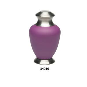 Venta caliente de plata de peltre Arcadia latón cremación urna para adultos para cenizas humanas urna funeraria grande decorativa con bolsa de terciopelo gratis - Product Image 2