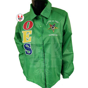 Trending Custom OES Line <b>Coaches</b> Jacket Personalized Embroidered Greek Letters Windbreaker Jacket College Teams <b>Coaches</b> Jackets - Product Image 4