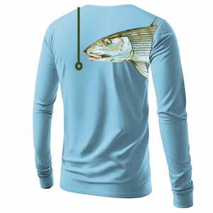 Chemises de pêche à manches longues avec trou pour le pouce, fentes latérales, logo personnalisé, sublimation personnalisée, protection UV, collections premium 2026 - Product Image 4