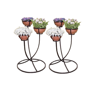 Support mural de balcon en fer de qualité supérieure, forme personnalisée, porte-plantes pour la décoration de jardin, accessoires - Product Image 1