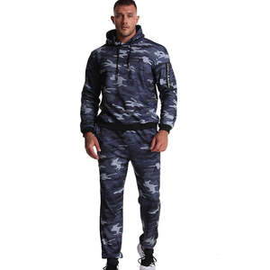 Vente en gros sur mesure Ensemble de jogging décontracté pour hommes et femmes avec sweat à capuche pour l'automne pour le sport ou l'exercice - Product Image 1