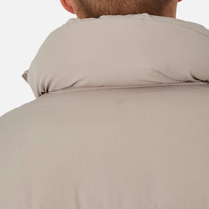 Chaqueta de Invierno Acolchada con Capucha Impermeable para Hombre, Talla Grande, con Cierre, Relleno de Poliéster, Servicio OEM Personalizado - Product Image 5