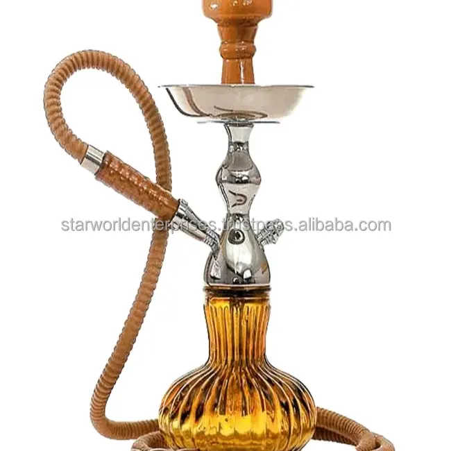 Hookah Shisha Pipa de agua Hookah Lounge pipa de fumar tabaco estilo turco hecho en La India