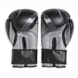 Gants de boxe professionnels sur mesure, entraînement professionnel, meilleure qualité de cuir, gants de boxe noirs Winning - Product Image 2